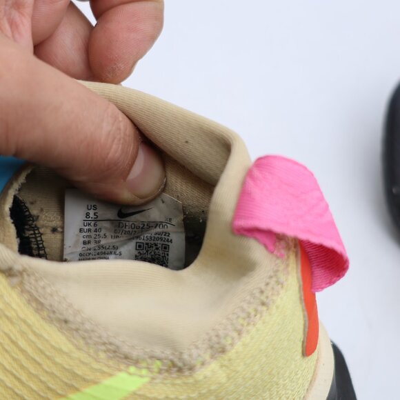 Nike Trainers Men's Size 8.5 ZoomX Zegama Team Gold Volt Train Running Shoes - Picture 3 of 9